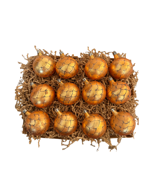 Gold Fish Scale Ornaments