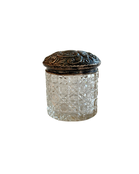 Antique Crystal Jar
