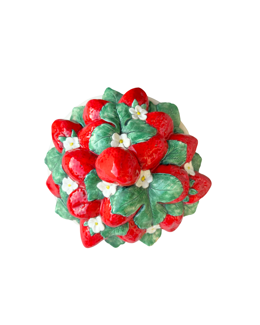 Strawberry Topiary Jar