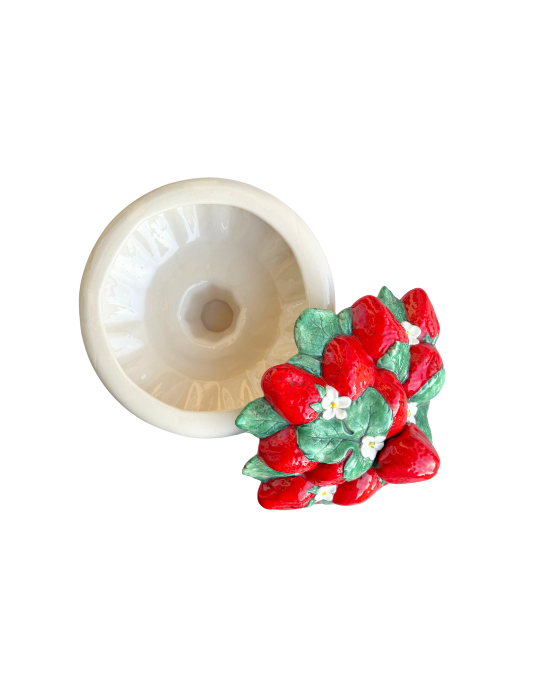 Strawberry Topiary Jar