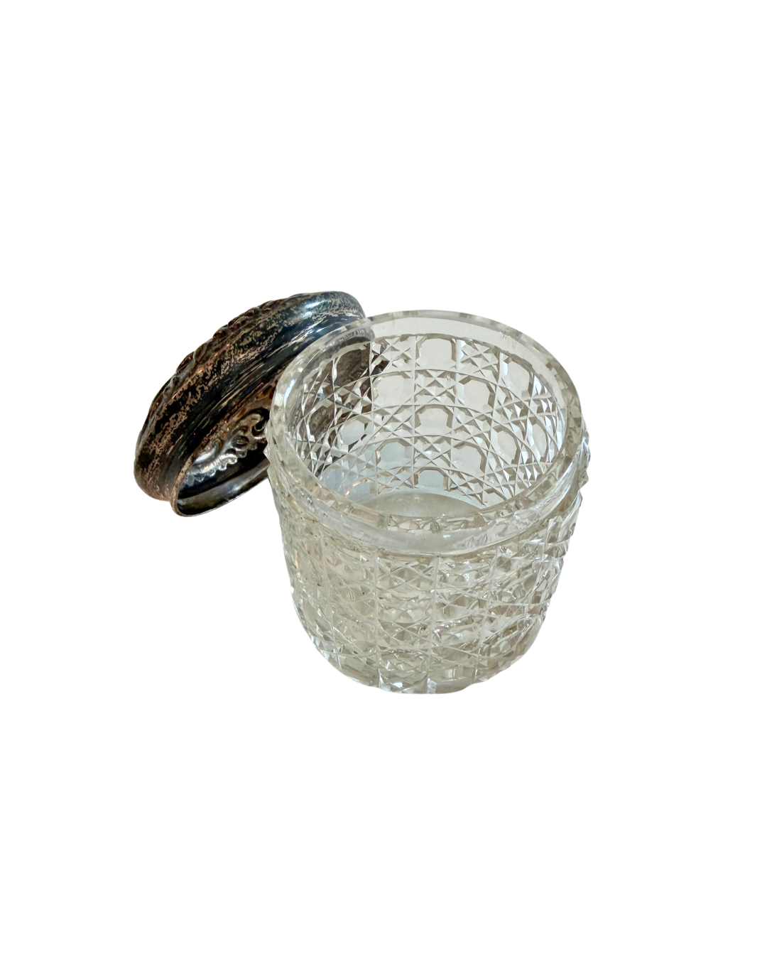 Antique Crystal Jar