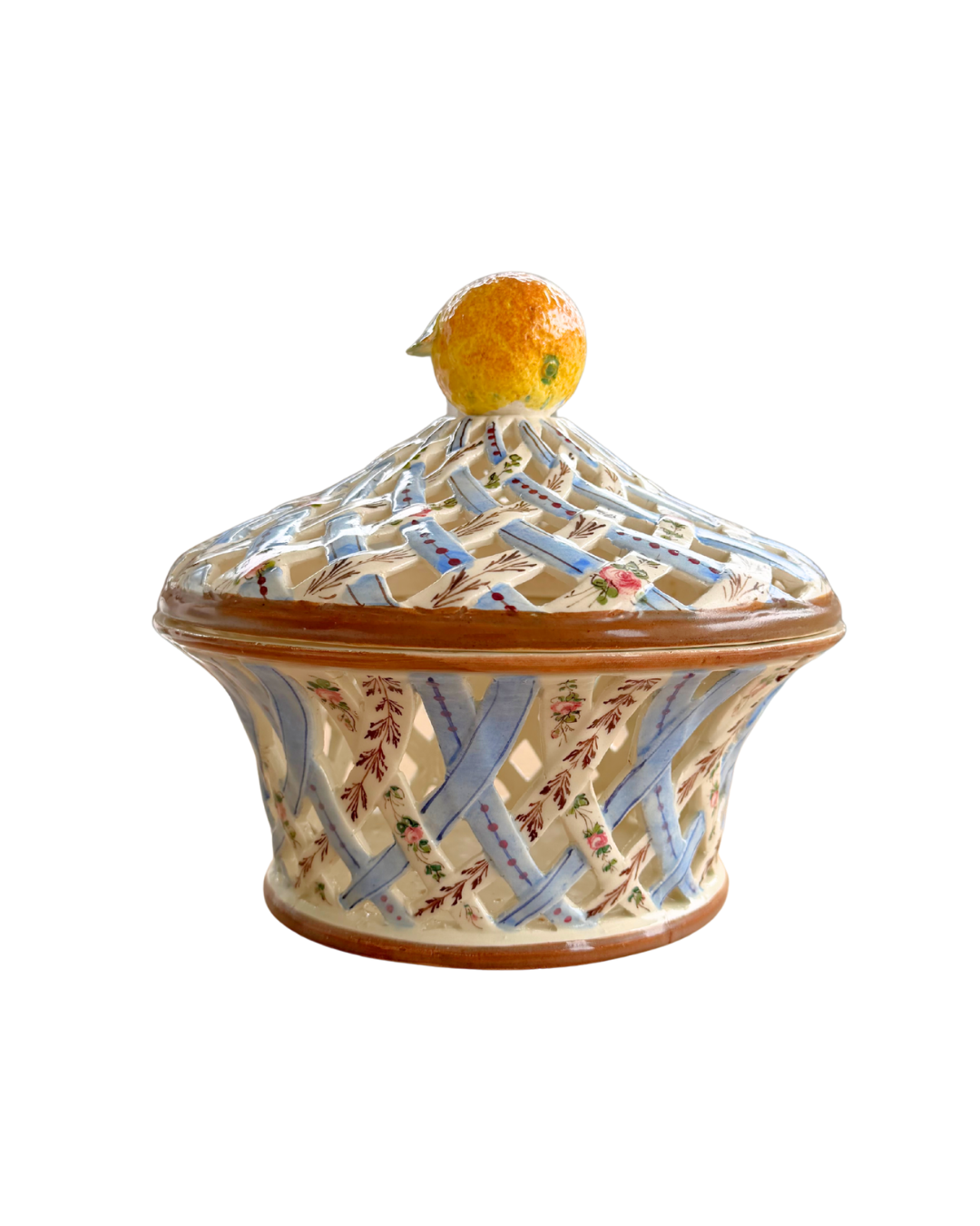Reticulated Orange Basket