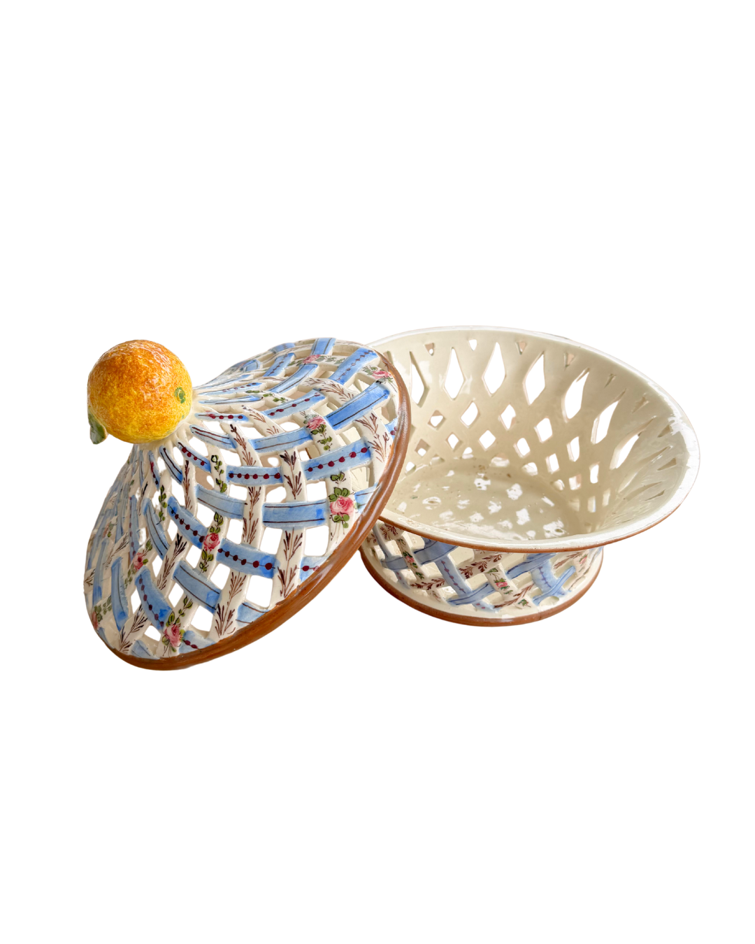 Reticulated Orange Basket