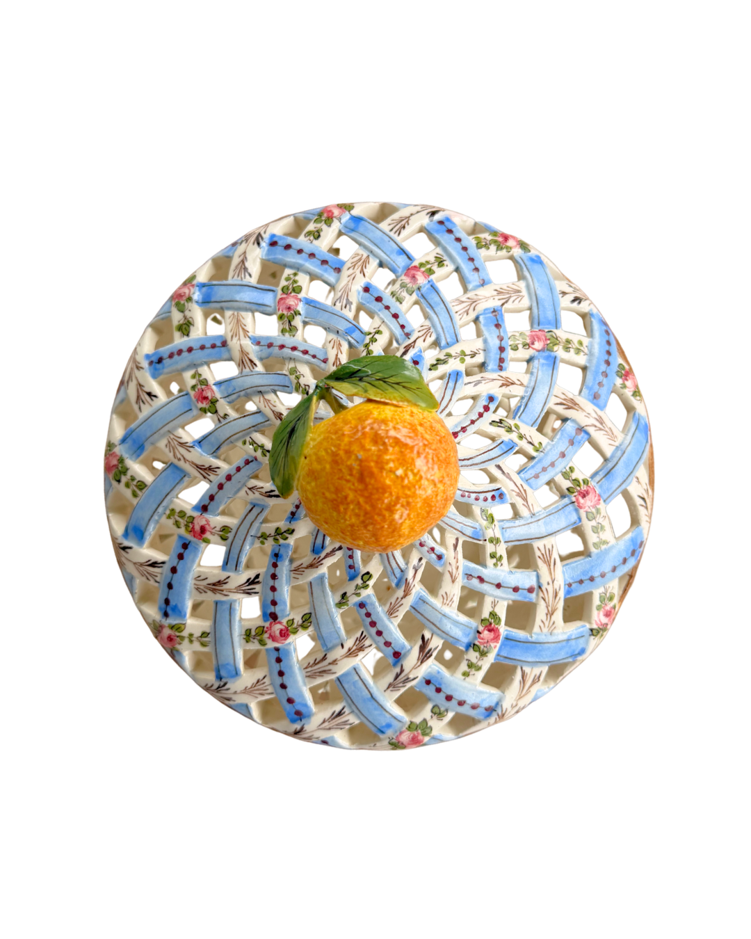 Reticulated Orange Basket