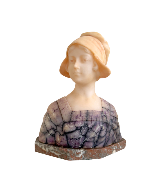 Alabaster Bust