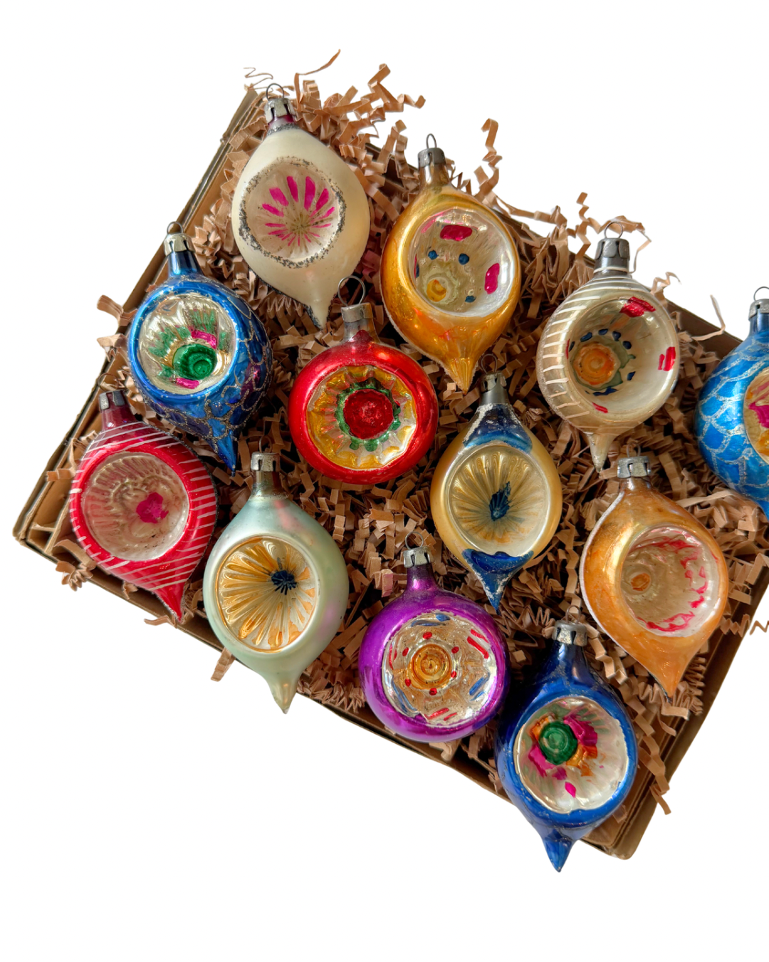 Vintage Indent Ornament Box