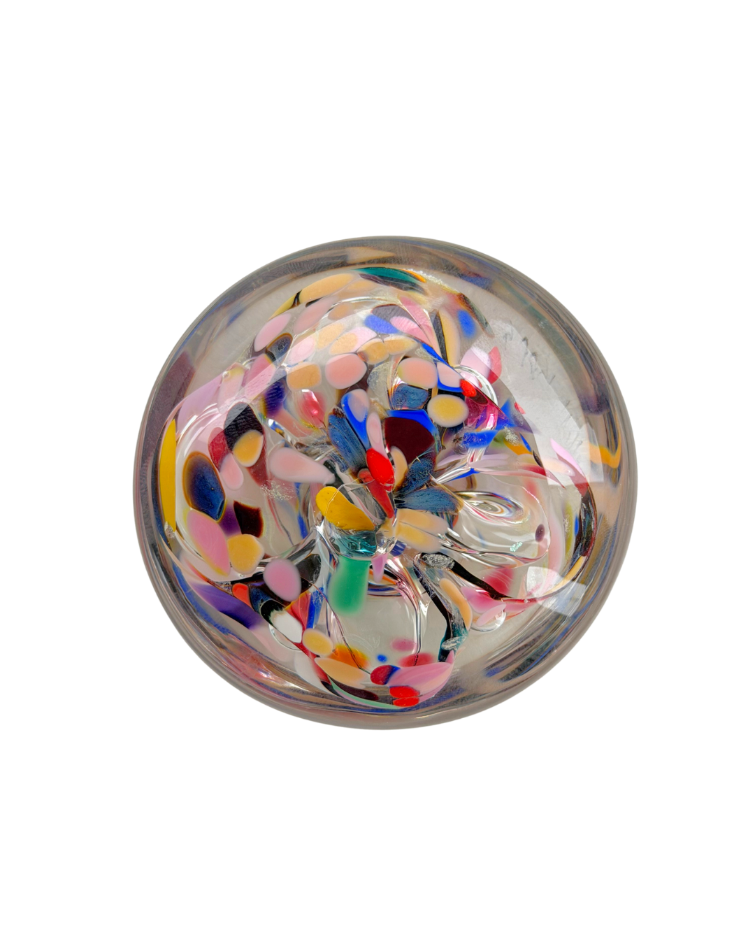 Signed Art Glass Paperweight