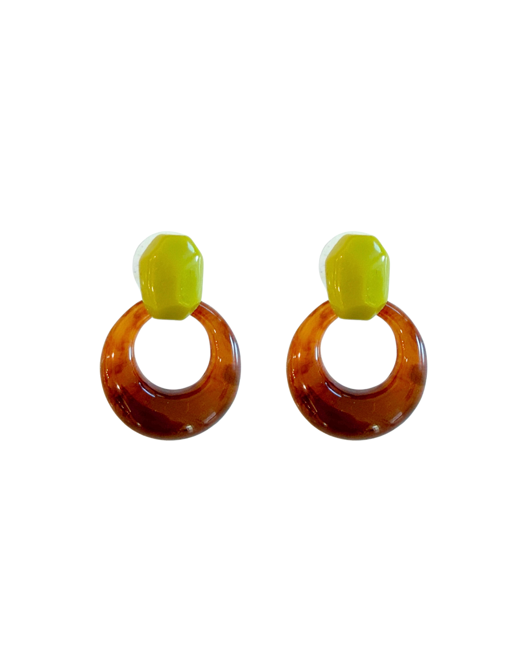 Acrylic Hoop Earrings