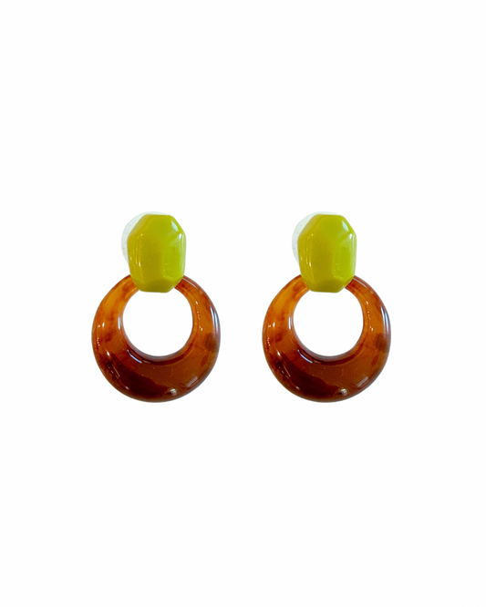 Acrylic Hoop Earrings